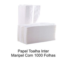 Papel toalha Inter Mapripel com 1000 folhas
