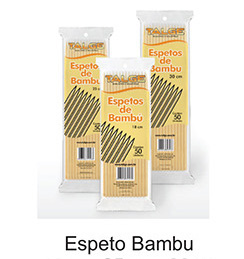 ESPETO BAMBU 18 cm com 50 unidades