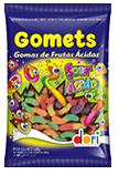 8746 Gomets Goma Minhoca Frutas Acida 600g